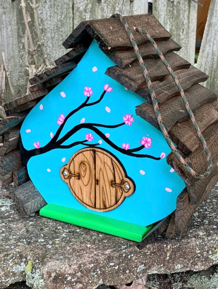 Cherry Blossom Dome Birdhouse