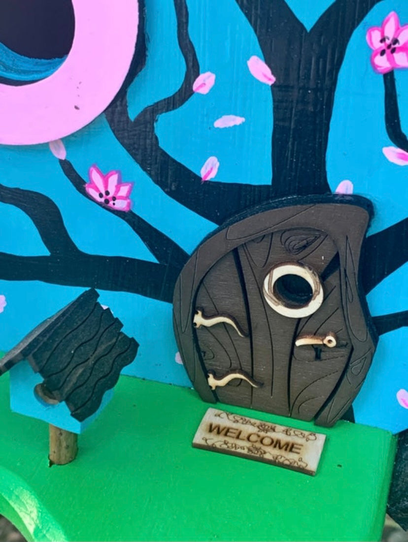 Cherry Blossom Dome Birdhouse