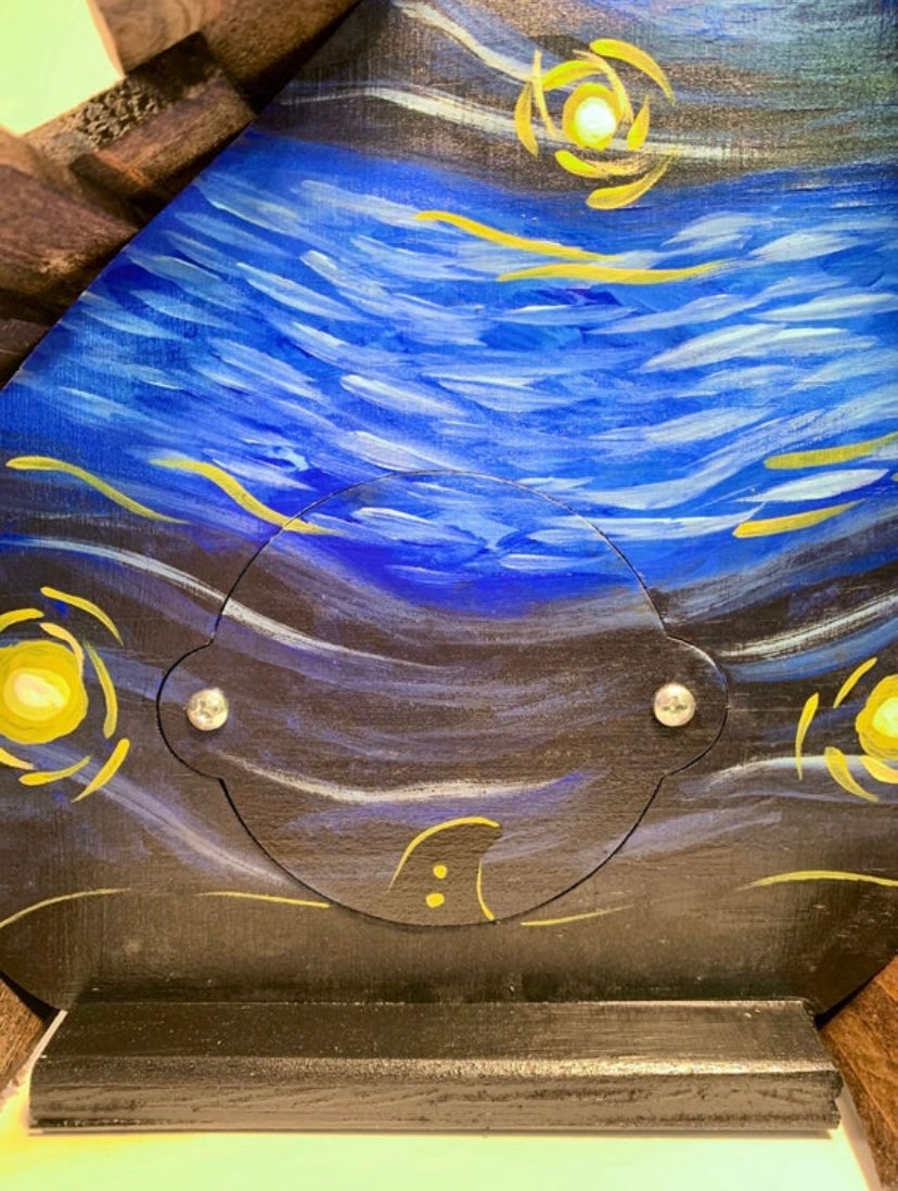 Starry Night Whimsical Birdhouse