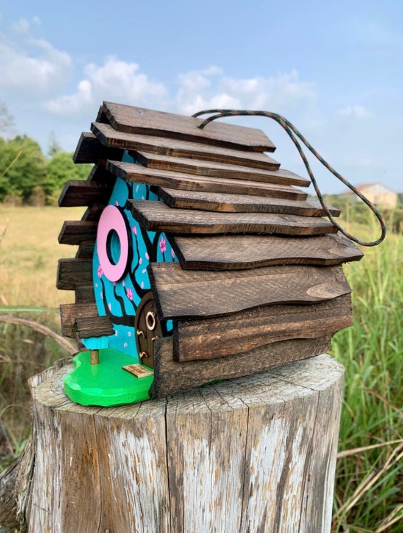Cherry Blossom Dome Birdhouse