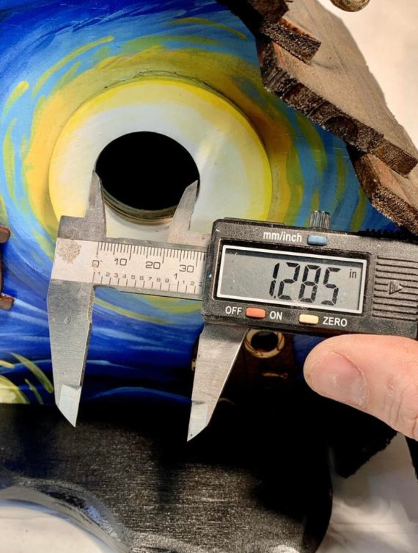 Starry Night Whimsical Birdhouse