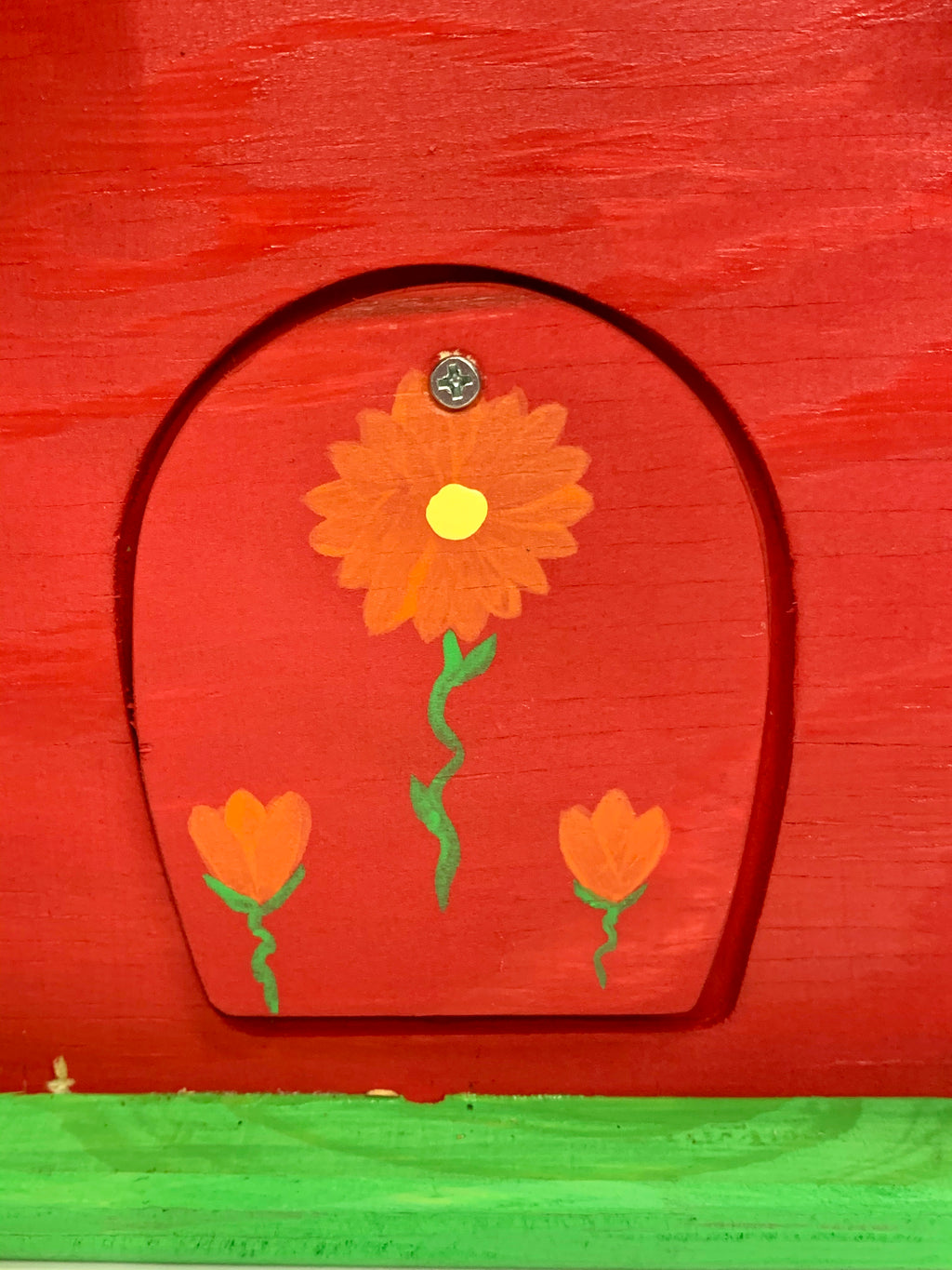 Floral Gourd Whimsical Birdhouse