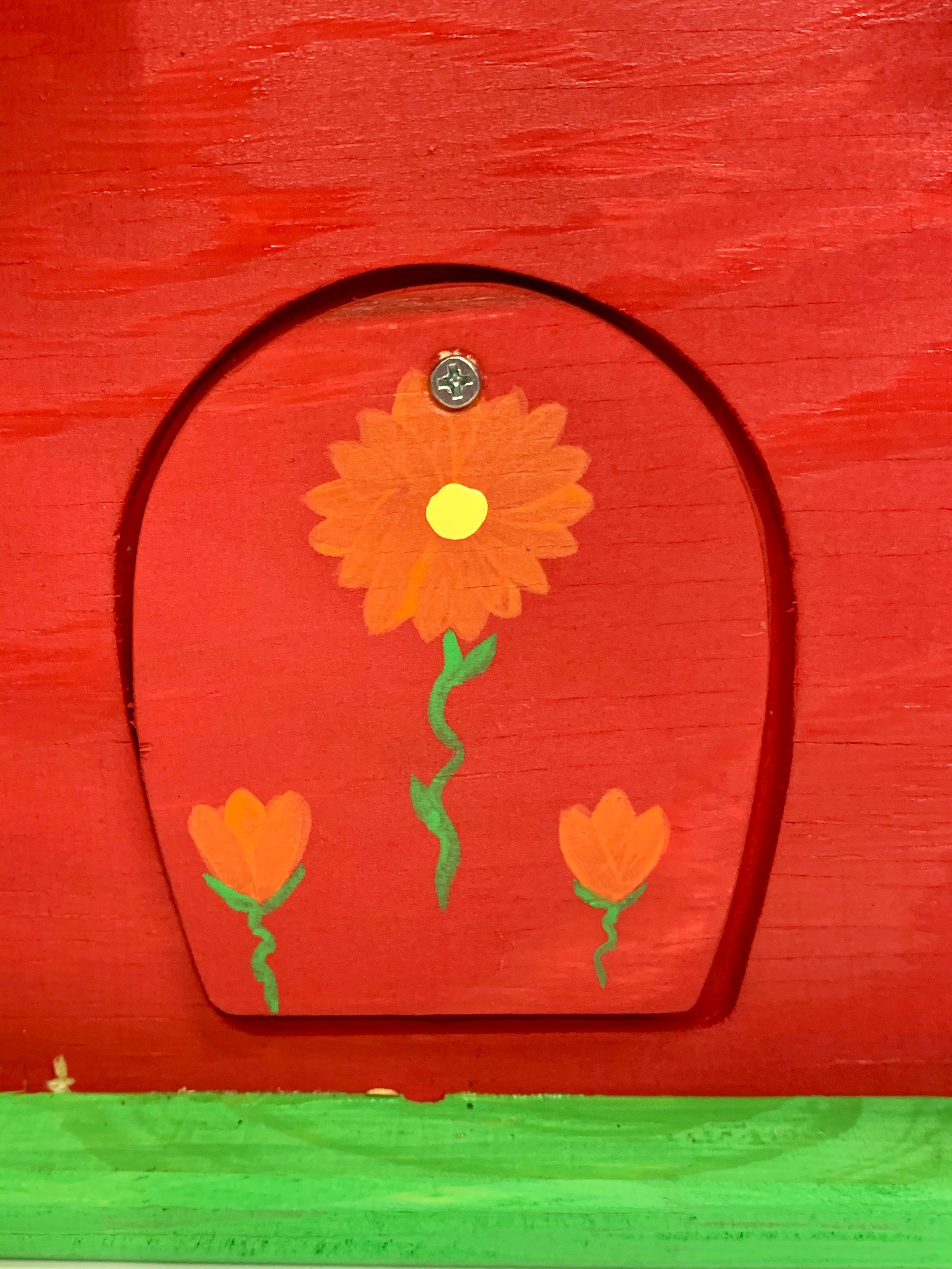 Floral Gourd Whimsical Birdhouse