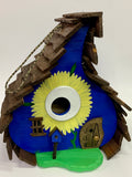 Floral Gourd Whimsical Birdhouse