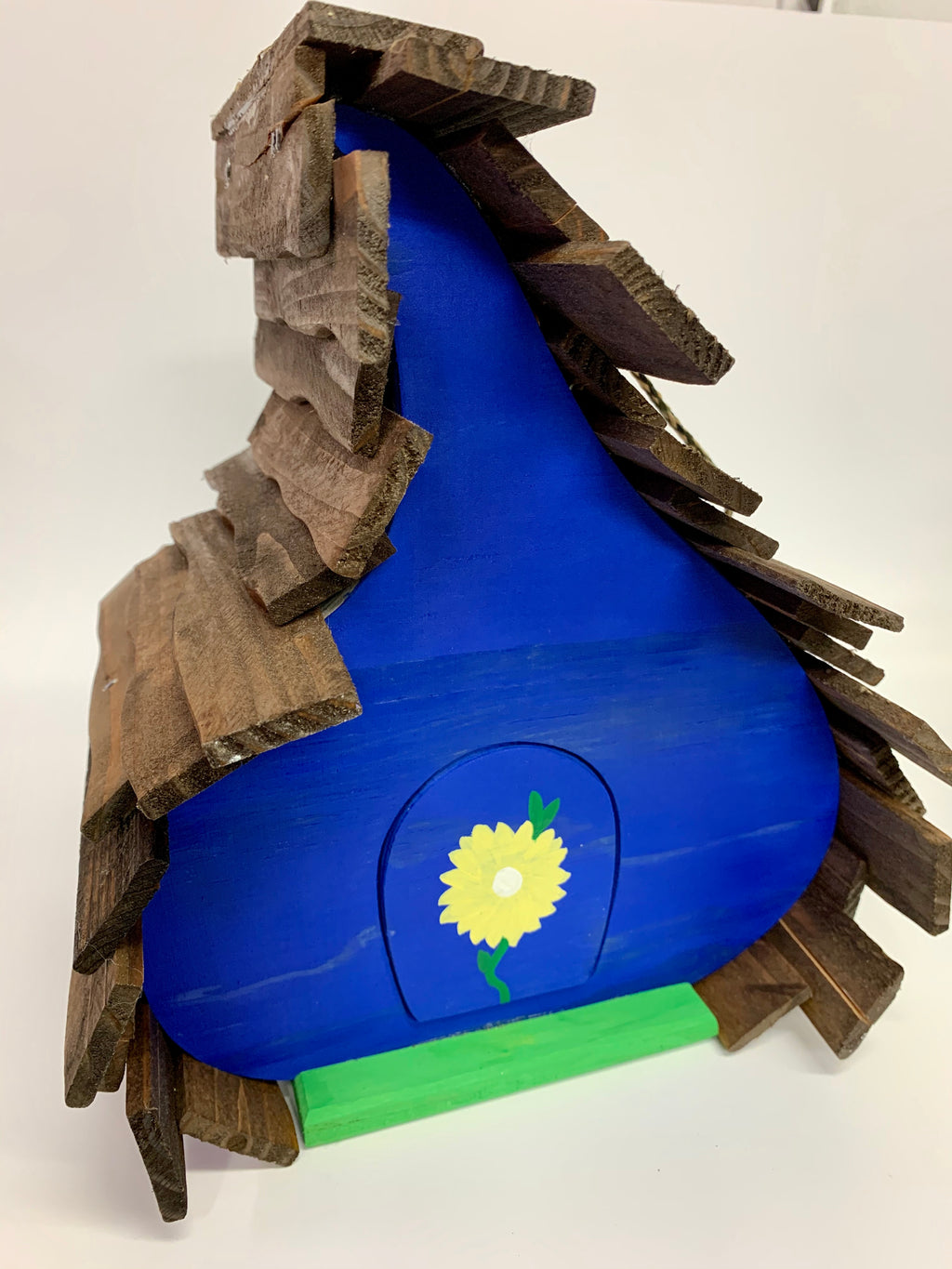 Floral Gourd Whimsical Birdhouse