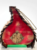 Red Gourd Rustic Birdhouse